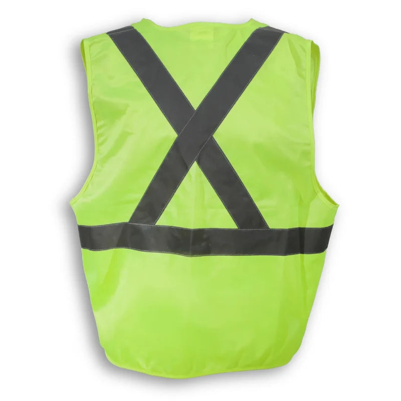 Big K Clothing® High Visibility 100% Polyester Zipper Front Safety Vest - BK202