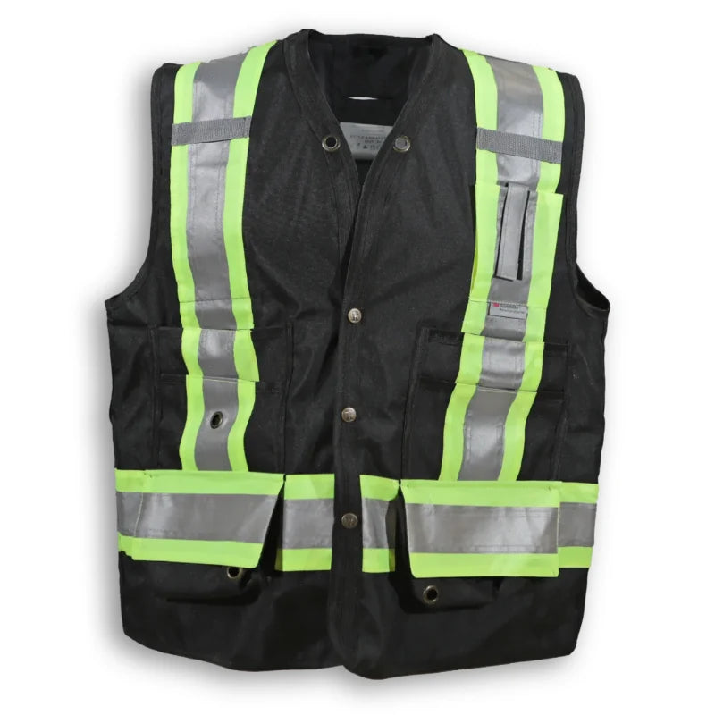 Big K Clothing® High Visibility 300D Polyester Surveyor Safety Vest - BK402