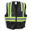 Big K Clothing® High Visibility 100% Polyester Mesh Extra Breathable Safety Vest with Zipper Front - BK208