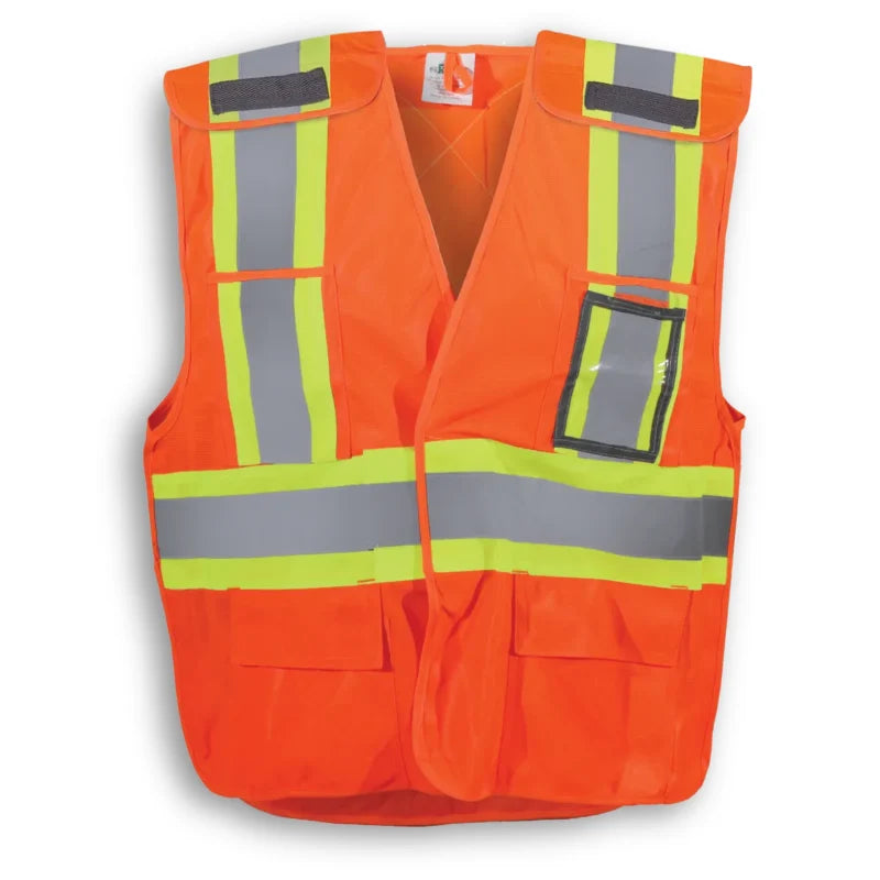 Big K Clothing® High Visibility 100% Polyester Mesh Safety Vest - BK104