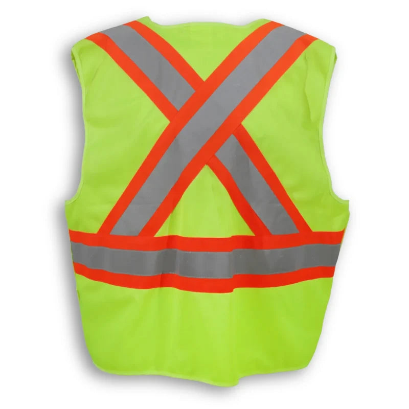 Big K Clothing® High Visibility 100% Polyester Mesh Safety Vest - BK104