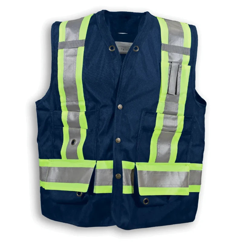 Big K Clothing® High Visibility 150D Econo Surveyor Safey Vest - BKECONOSURV