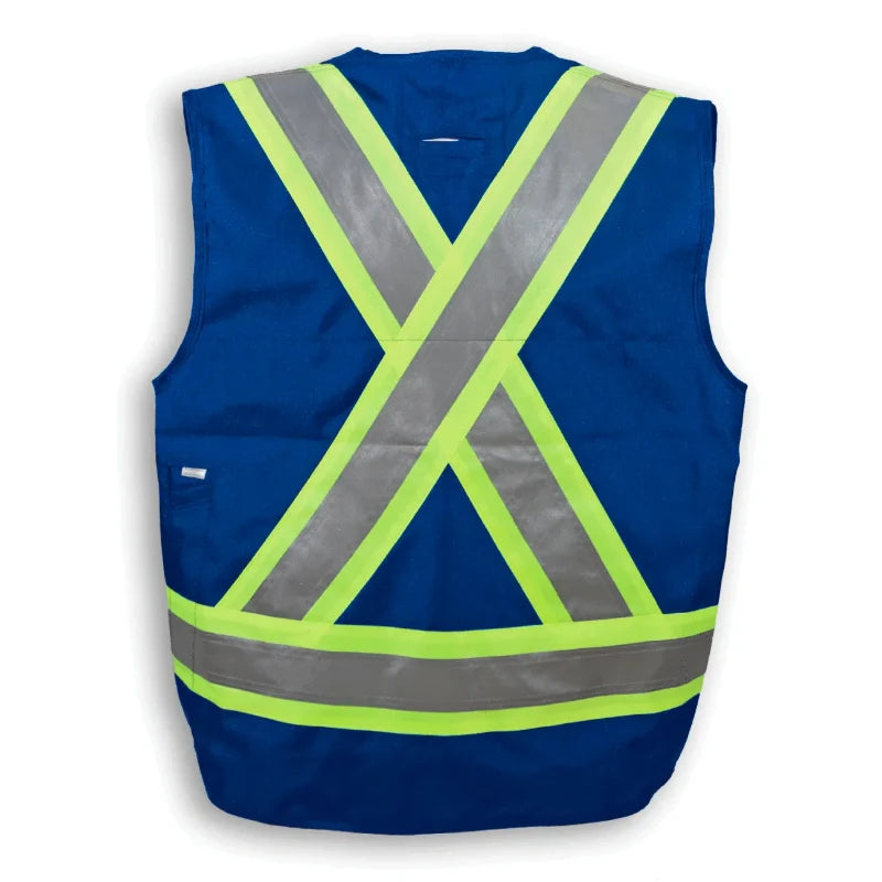 Big K Clothing® High Visibility 150D Econo Surveyor Safey Vest - BKECONOSURV