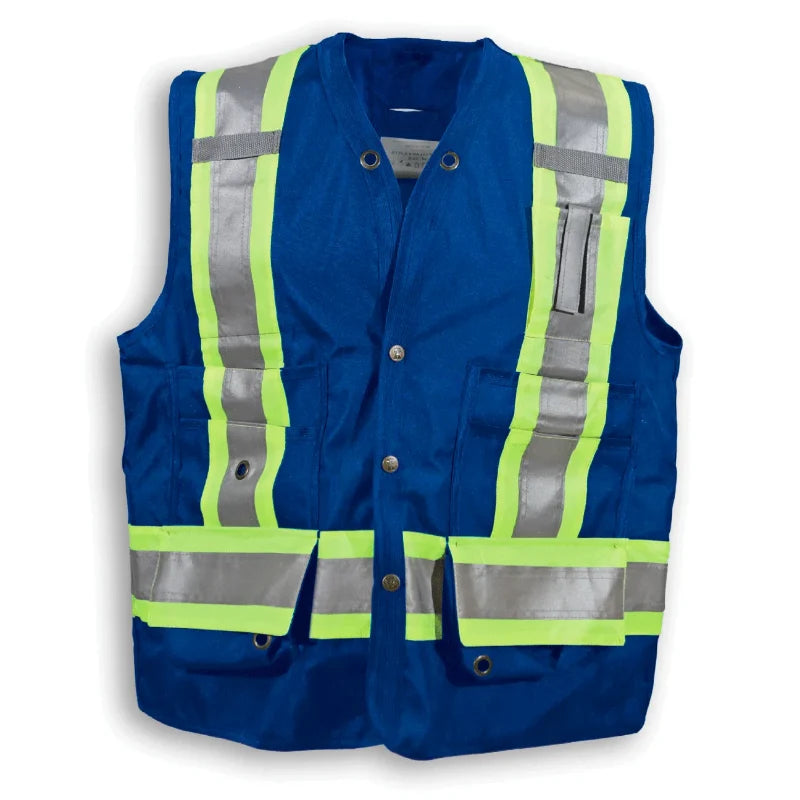 Big K Clothing® High Visibility 150D Econo Surveyor Safey Vest - BKECONOSURV