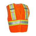 Forcefield® 5-Point Tear-away Hi Vis Mesh Traffic Safety Vest - TV5PKTA