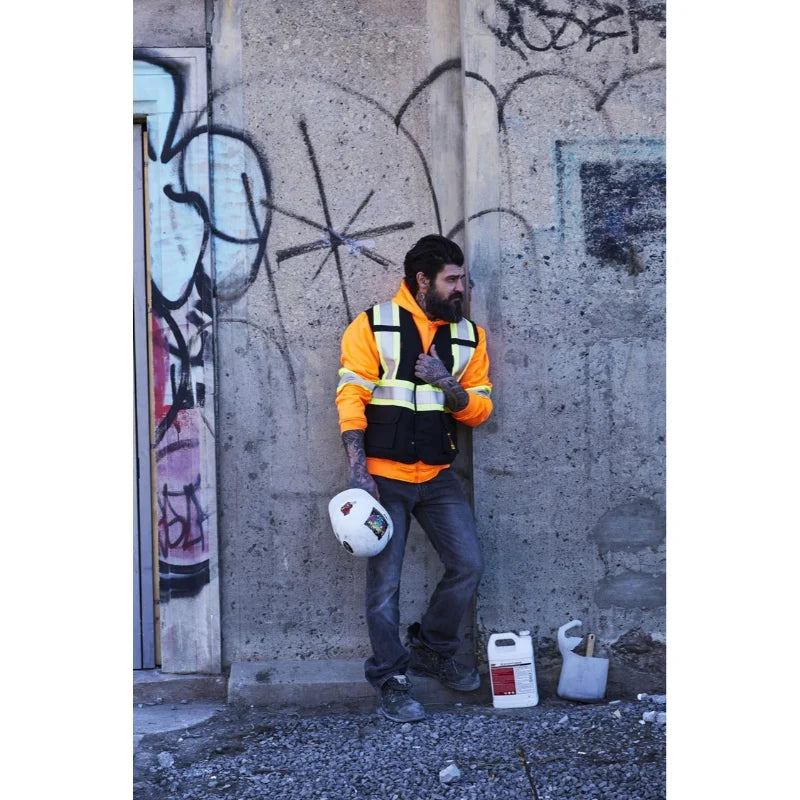 Forcefield® Fire Resistant (FR) Cotton Duck Hi Vis Safety Vest - TVFR158