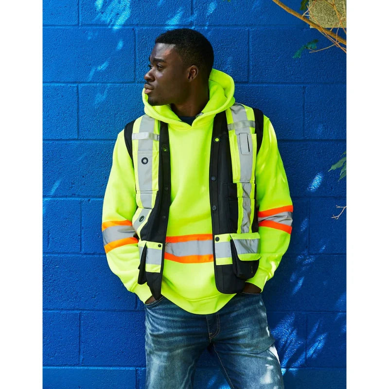 Forcefield® Hi Vis Safety Surveyor's Vest - TVSURV168