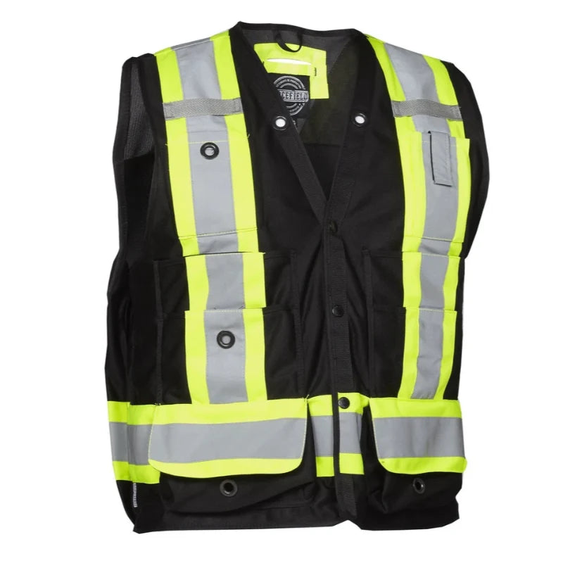 Forcefield® Hi Vis Safety Surveyor's Vest - TVSURV168