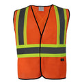 Gatts Workwear® High Visibility 5 Points Tear-Away Mesh Safety Vest - Class 2 Level 2 - 500X4