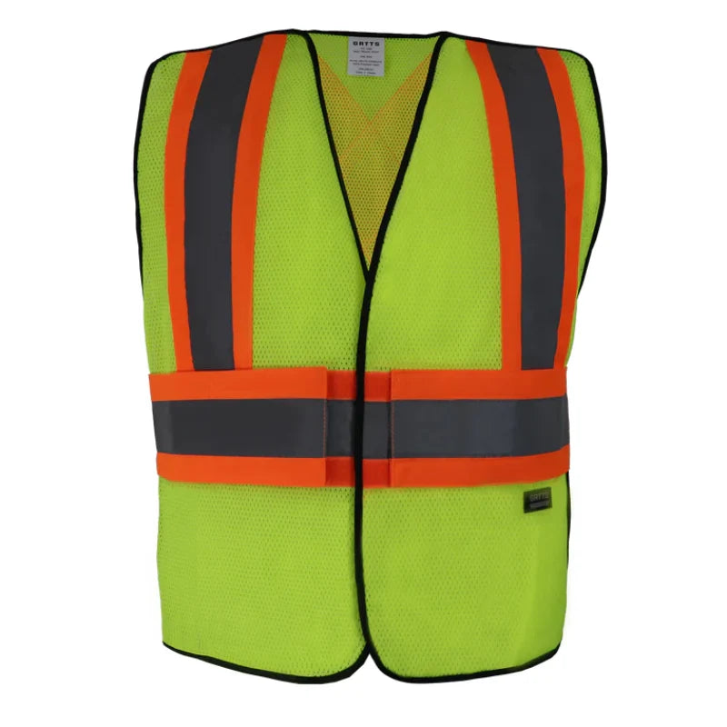 Gatts Workwear® High Visibility 5 Points Tear-Away Mesh Safety Vest - Class 2 Level 2 - 500X4