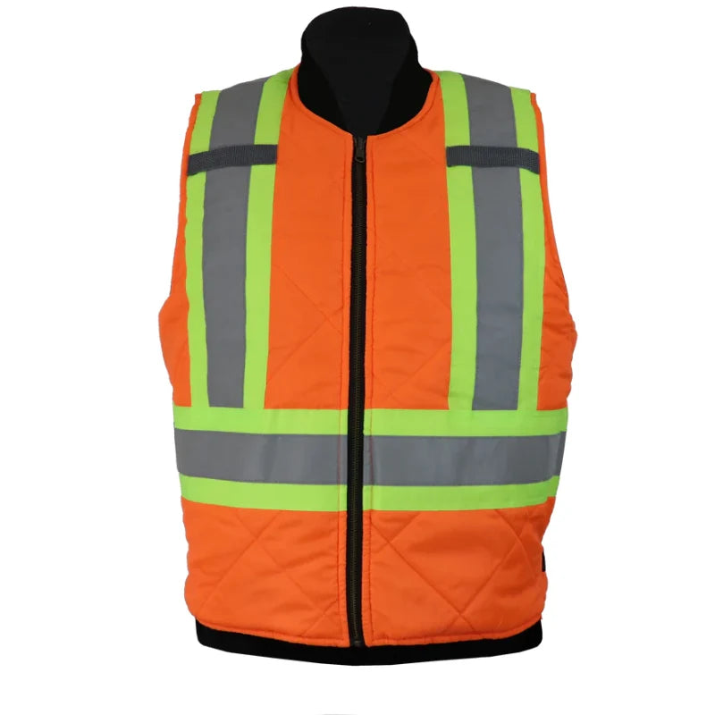 Gatts Workwear® High Visibility Reversible Lined Safety Vest - 540XR