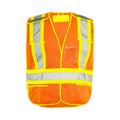 Ground Force® High Visibility 5 Point Tear Away Solid Traffic Vest - TV2