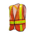 Ground Force® High Visibility 5 Point Tear Away Traffic Safety Vest - 58018