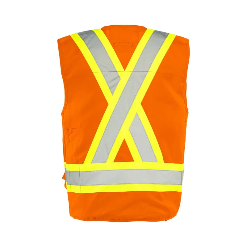 Ground Force® High Visibility Deluxe Surveyor's Safety Vest - TV20