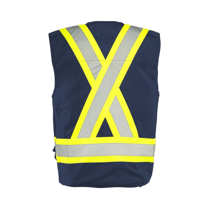 Ground Force® High Visibility Deluxe Surveyor's Safety Vest - TV20