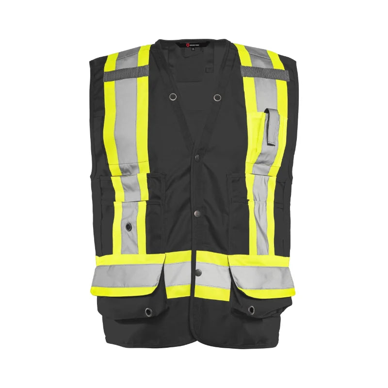 Ground Force® High Visibility Deluxe Surveyor's Safety Vest - TV20