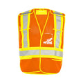 Ground Force® High Visibility Universal 5 Point Tear Away Mesh Traffic Safety Vest  - TV1