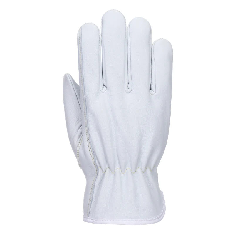 Portwest® Goat Leather Cut Safety Glove A5 - White - A746