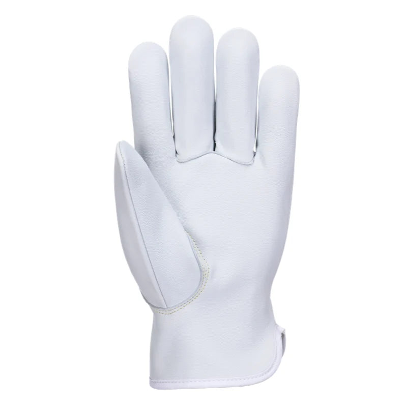 Portwest® Goat Leather Cut Safety Glove A5 - White - A746