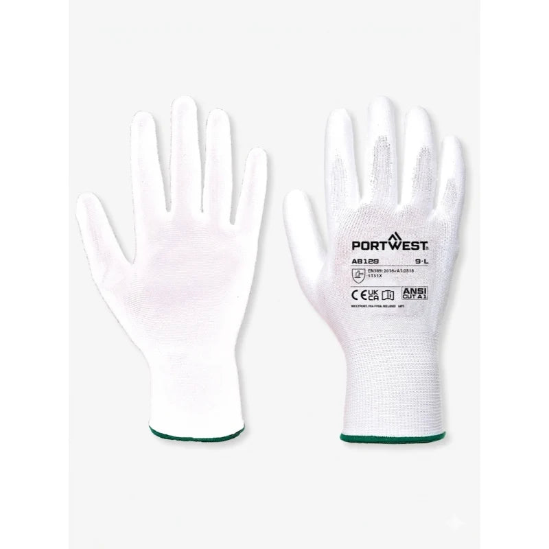 Portwest® Grip 13 PU Palm Safety Glove Essential Full Box - 288 Pairs - AB129