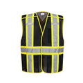 Portwest® Hi Vis Lona Expandable Safety Vest - Black - CB393