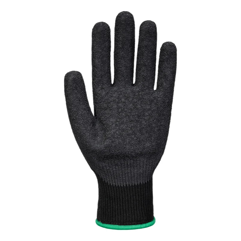 Portwest® Needle Resistant F10 Latex Crinkle Glove A9 - Black - A793