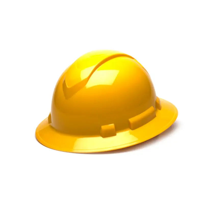 Pyramex® Ridgeline Full Brim Low Profile Hard Hat-6-Point Ratchet Suspension - HP561