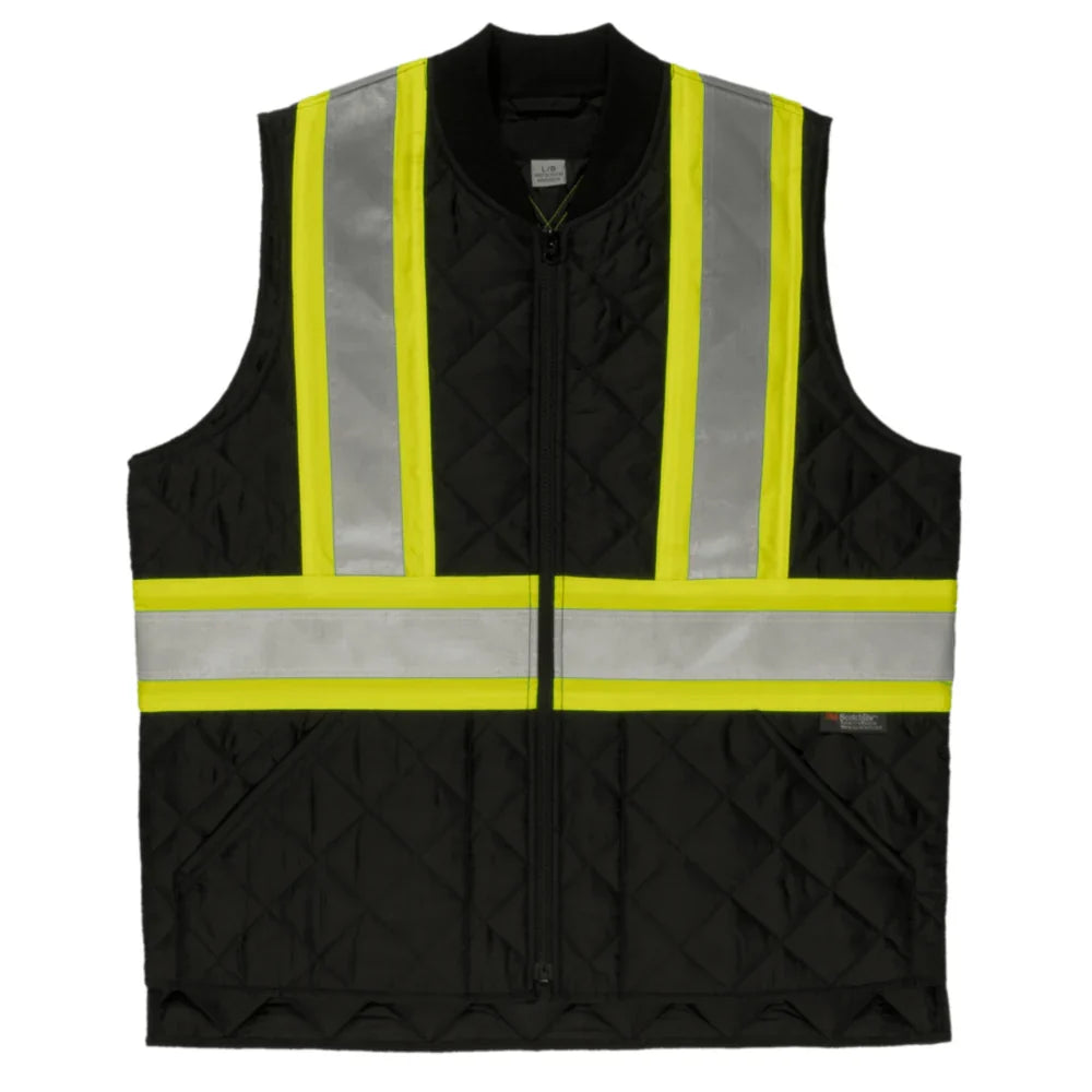 Tough Duck® Hi Vis Quilted Body Warmer Safety Vest - CSA Compliant - SV05