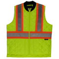 Tough Duck® Hi Vis Quilted Body Warmer Safety Vest - CSA Compliant - SV05