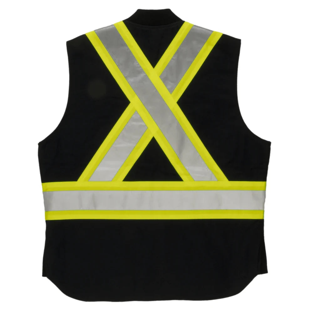 Tough Duck® Duck Cotton Insulated Winter Safety Vest - CSA Compliant - SV06