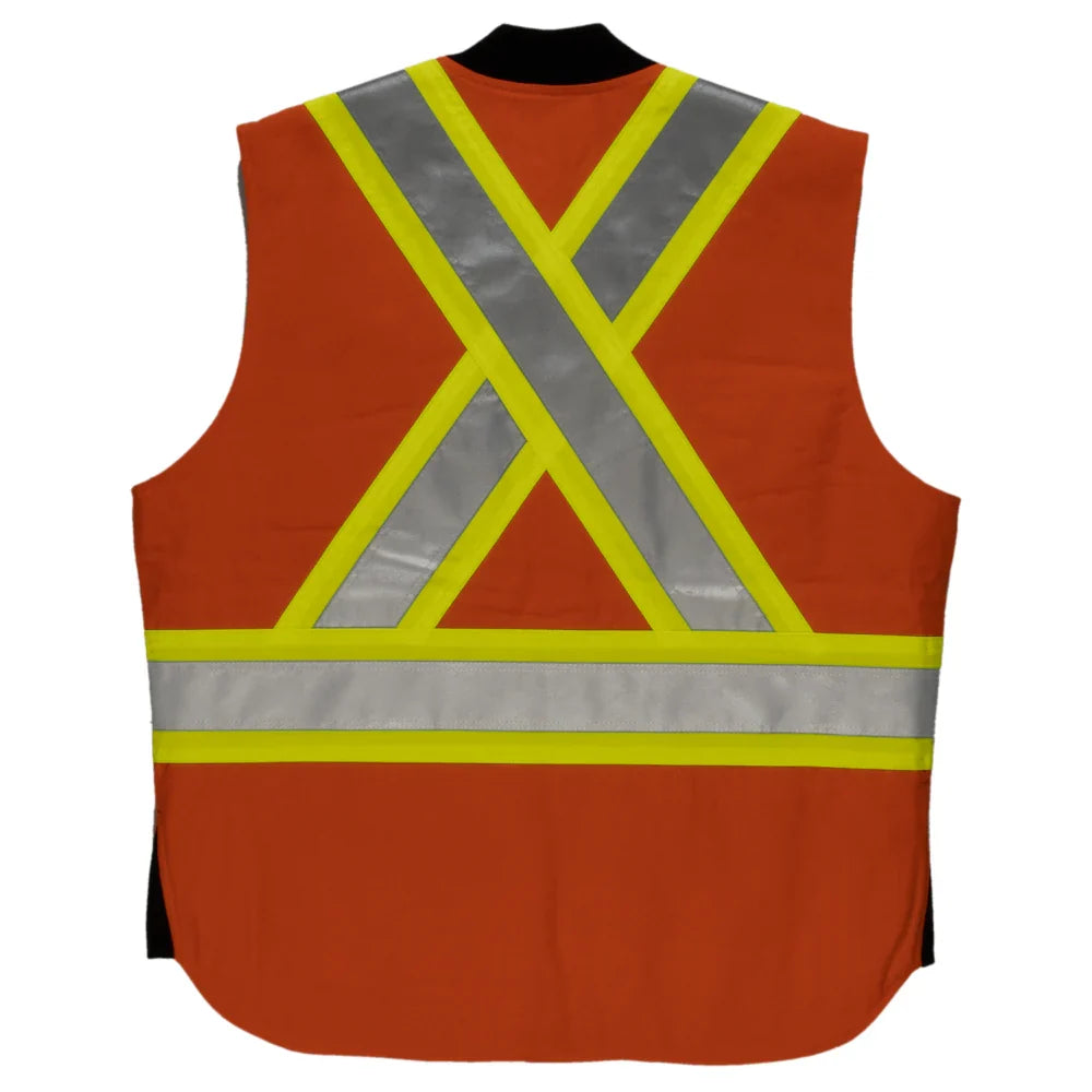 Tough Duck® Duck Cotton Insulated Winter Safety Vest - CSA Compliant - SV06
