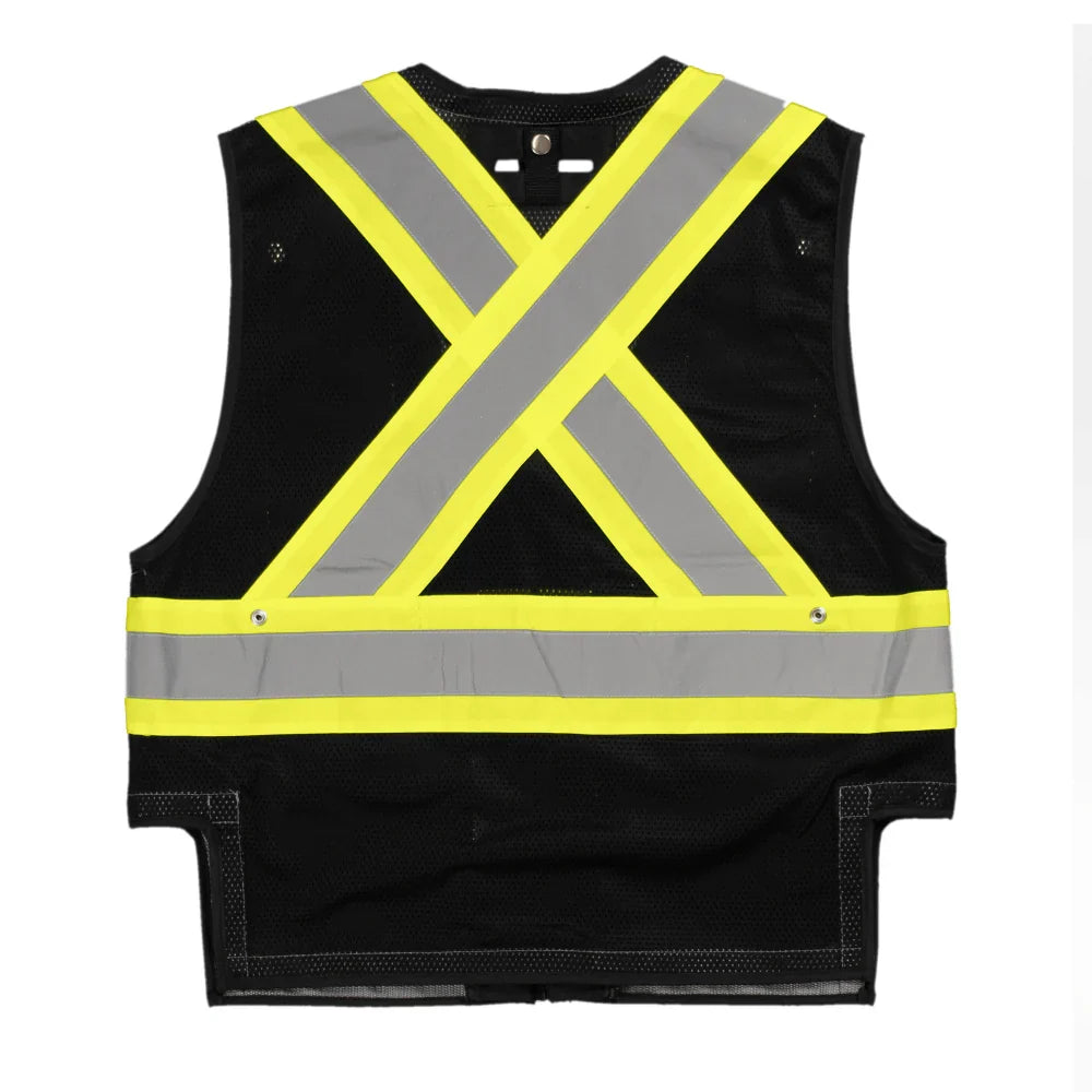 Tough Duck® Hi Vis Harness Compatible Safety Vest - CSA Compliant - SV09