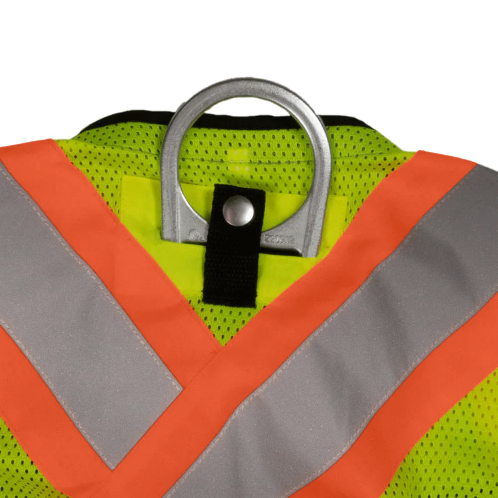 Tough Duck® Hi Vis Harness Compatible Safety Vest - CSA Compliant - SV09