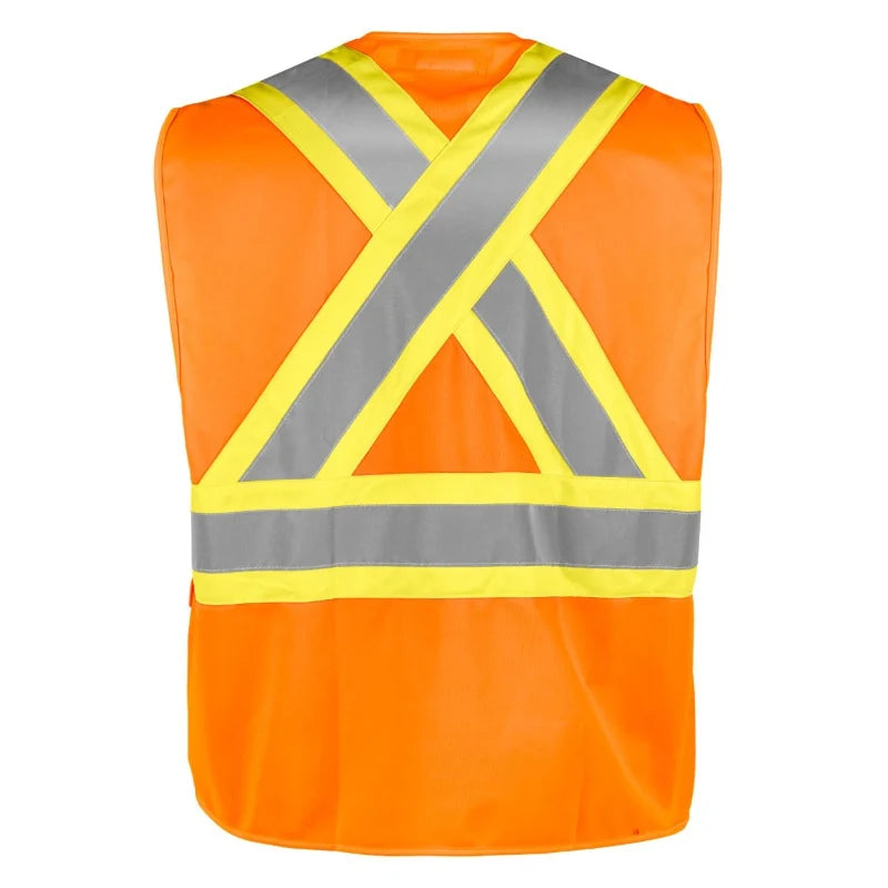 Terra® Hi-Vis Polyester Safety Vest with Zipper - CSA Compliant - 116629