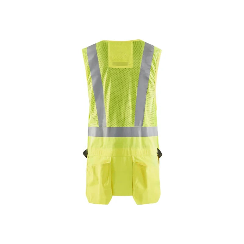 Blaklader® Workwear Hi-Vis Ripstop Utility Safety Vest - Yellow - 3127