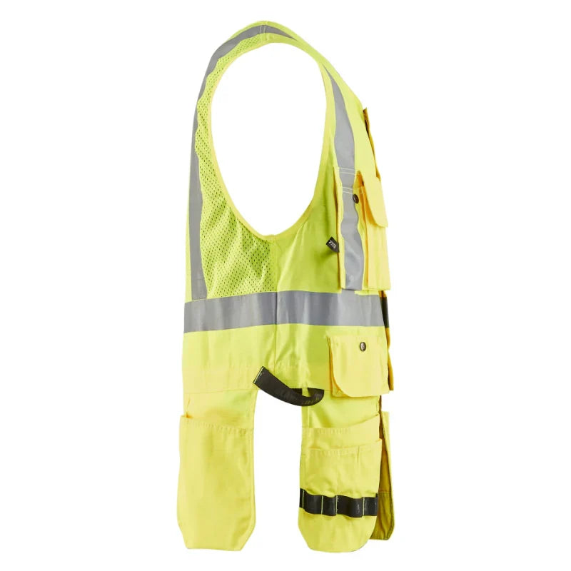 Blaklader® Workwear Hi-Vis Ripstop Utility Safety Vest - Yellow - 3127