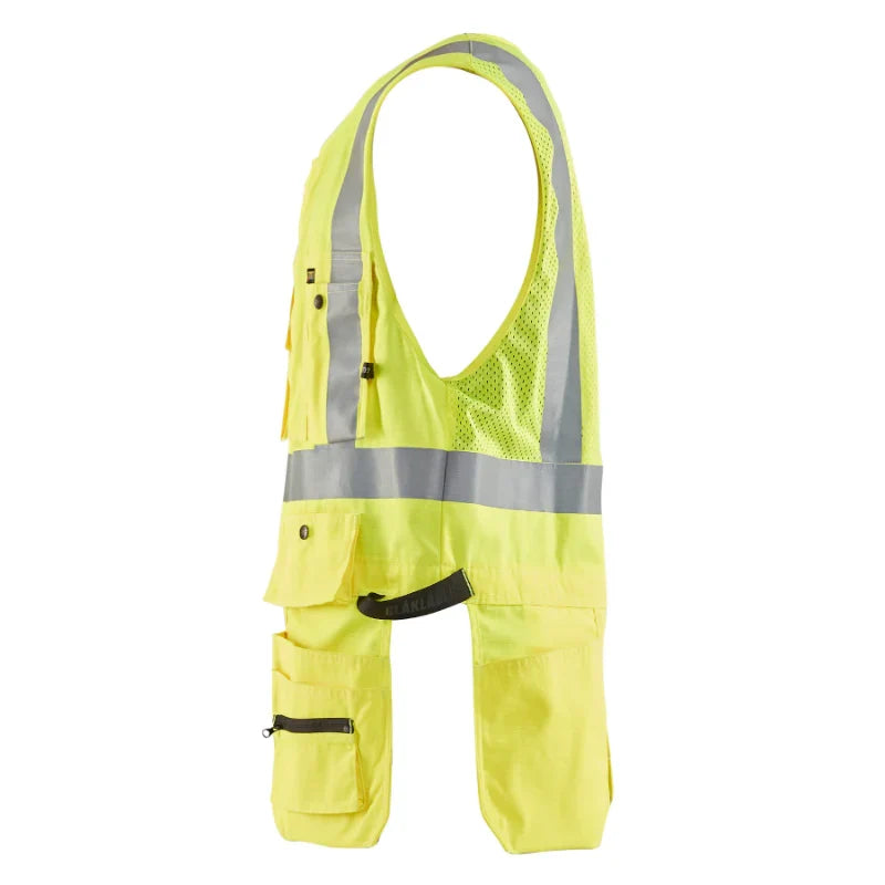 Blaklader® Workwear Hi-Vis Ripstop Utility Safety Vest - Yellow - 3127