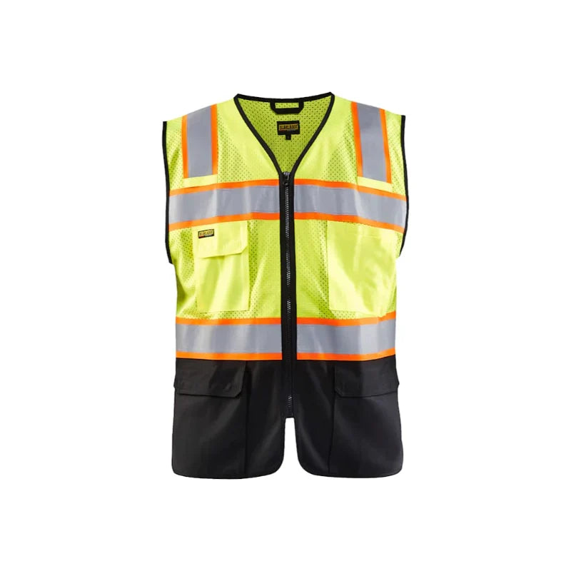 Blaklader® Workwear Hi-Vis Mesh Vest - Yellow Hi-Vis / Black - 3130