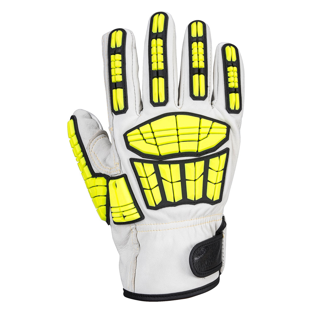 PORTWEST Leather Cut Resistant Gloves - Cut Level 6 / Impact Level 2 - A745