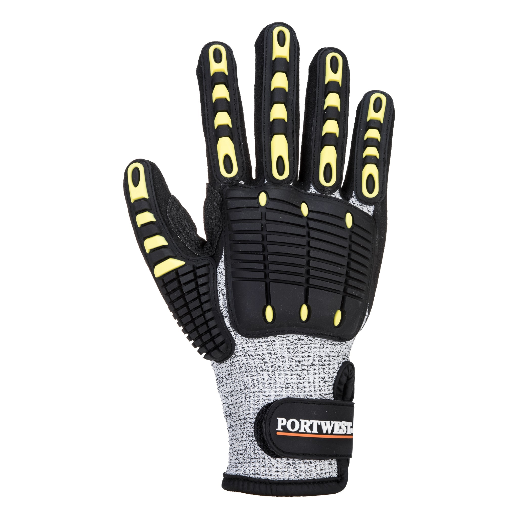 PORTWEST® Cut & Impact Resistant Grip Gloves - Sandy Nitrile Coated Palm - A722