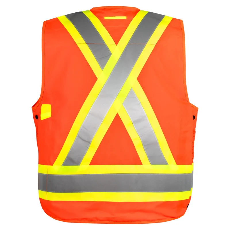 Terra® Hi-Vis Polyester Surveyor's Safety Vest - CSA Class 2 Level 2 - 116522
