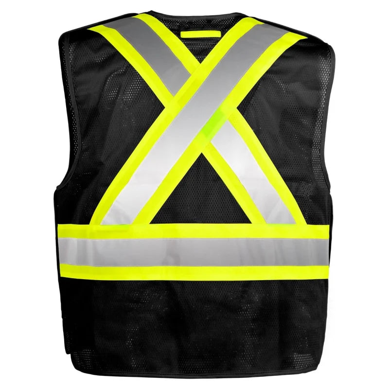 Terra® Hi-Vis 5 Point Tear Away Mesh Safety Vest - CSA Class 2 Level 2 - 116523