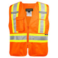 Terra® Hi-Vis 5 Point Tear Away Polyester Safety Vest With Zipper - CSA Class 2 Level 2 - 116585